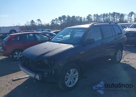 2007 Toyota Highlander Hybrid V6 from USA, damaged, VIN JTEGW21A270018084